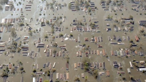 Ninth Ward devastated by Hurricane Katrina