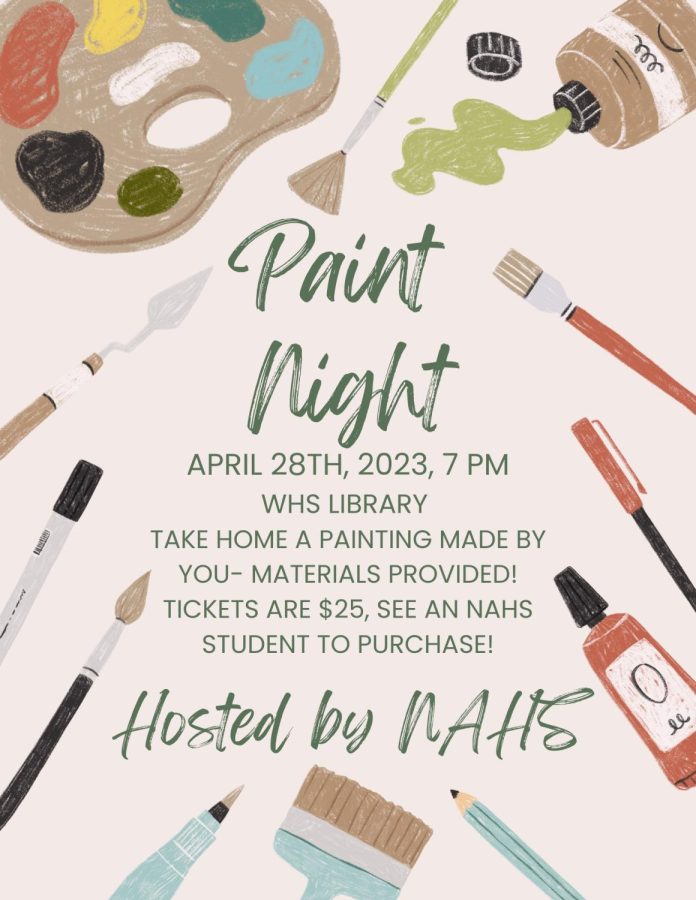 Paint+Night+to+be+hosted+at+WHS