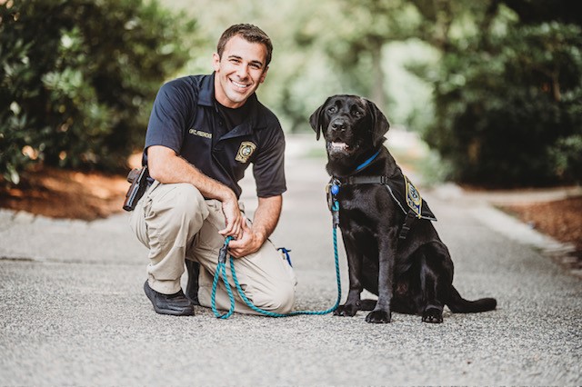 Officer Fredricks with Hodges