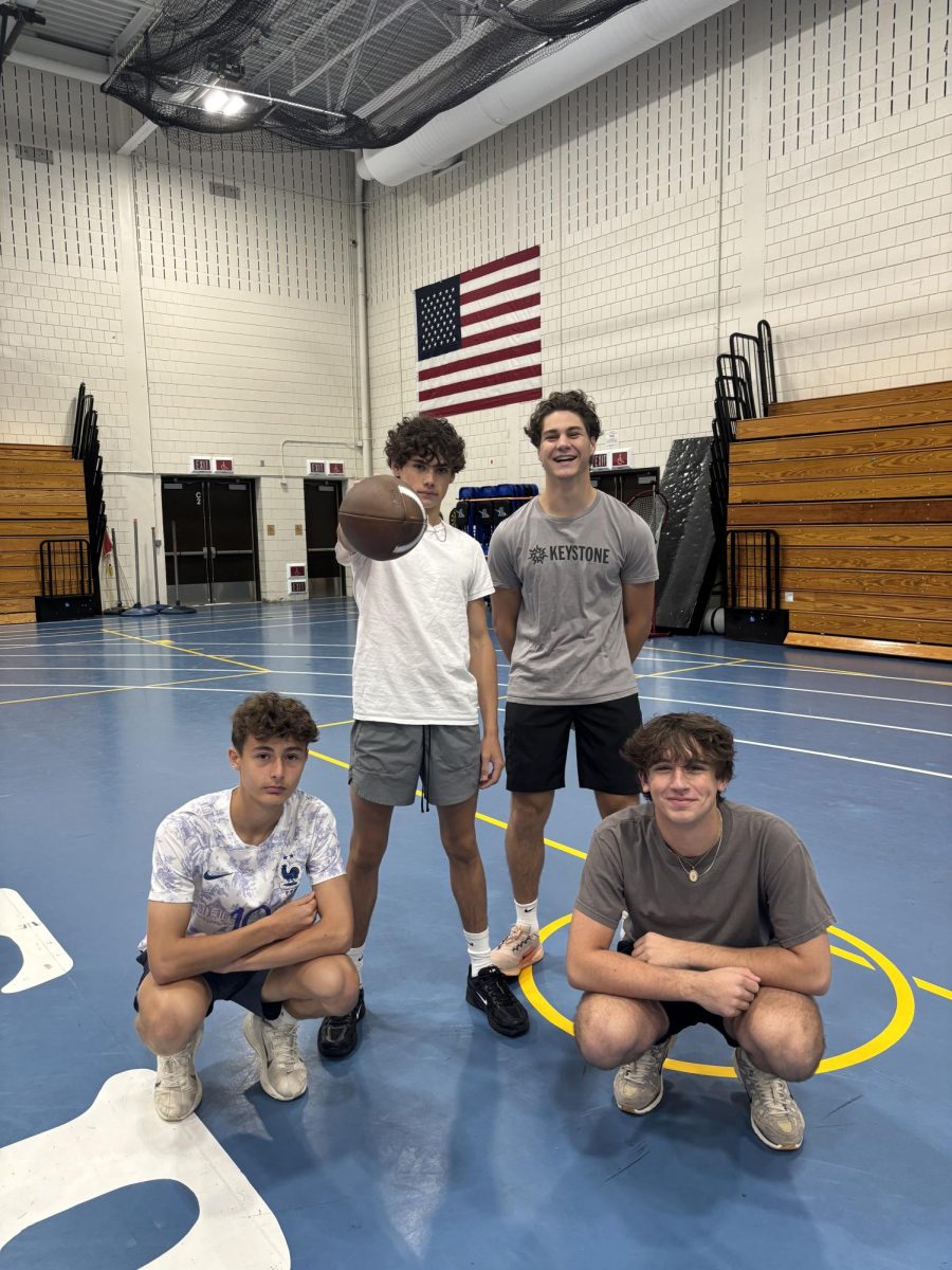 Left to right: Caden Gaynor, Carter Russ, Thomas Tattersal, Miles Johnson