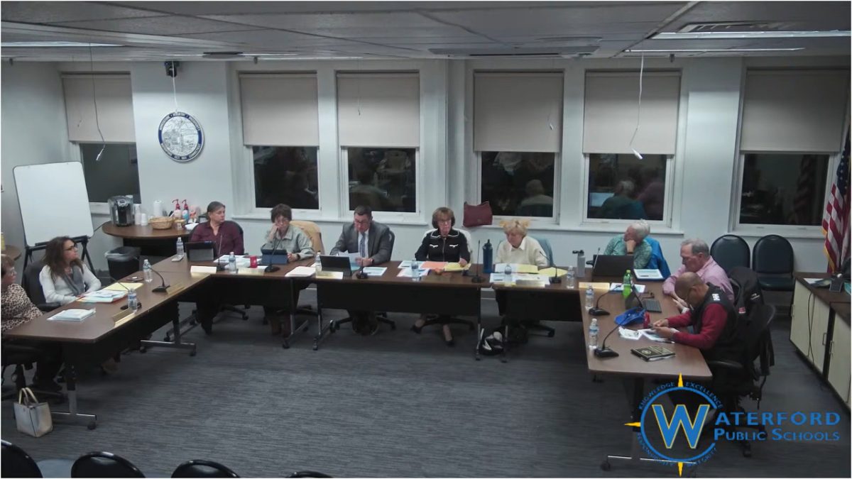 Waterford Board of Education in session