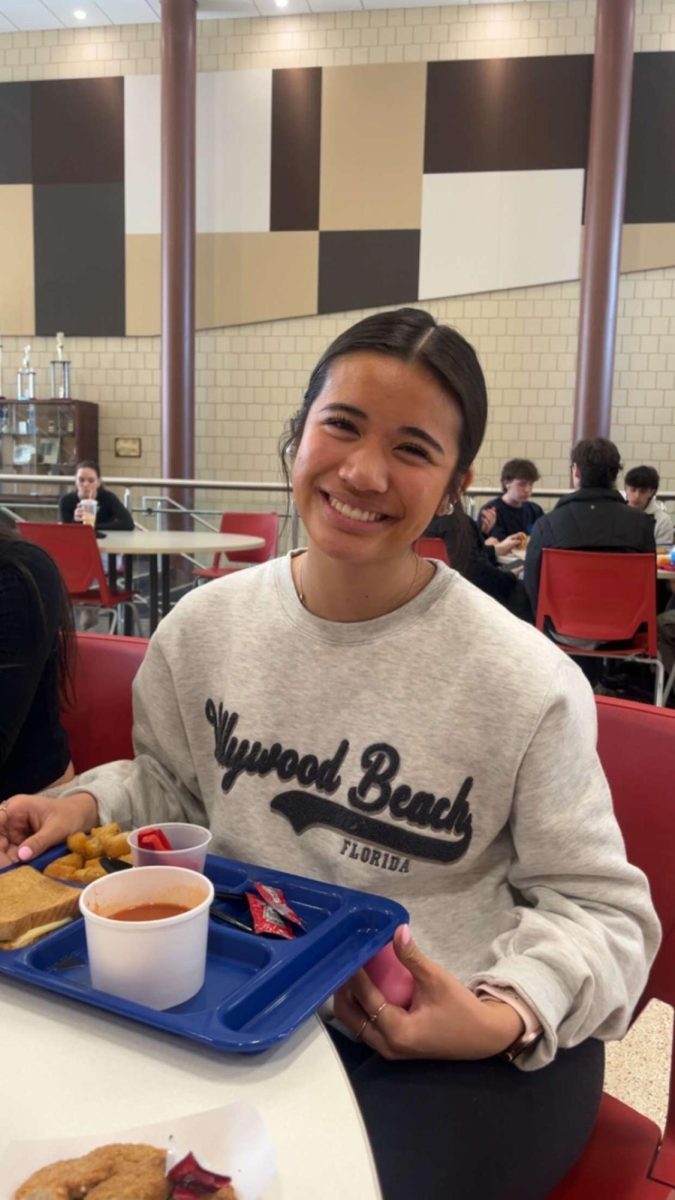 Danica at Lunch