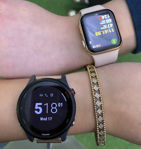 Garmin and Apple watches